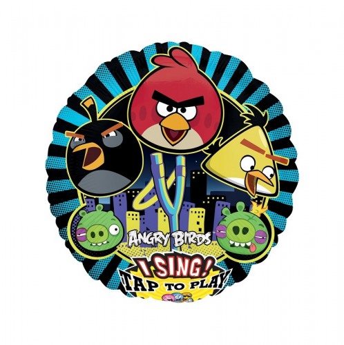 Поющий шар Happy Birthday Angry Birds фото в интернет-магазине Шарики 24 Поющий шар Happy Birthday Angry Birds фото в интернет-магазине Шарики 24