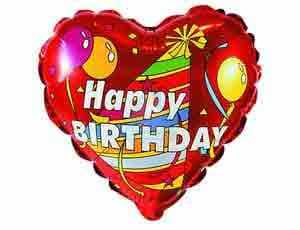 Фольгированный шар Happy Birthday сердце фото в интернет-магазине Шарики 24 Фольгированный шар Happy Birthday сердце фото в интернет-магазине Шарики 24