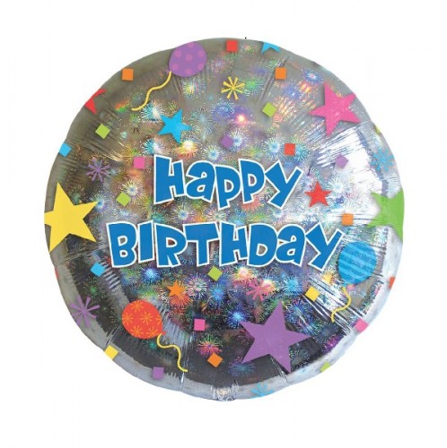 Фольгированный шар с Happy Birthday фото в интернет-магазине Шарики 24 Фольгированный шар с Happy Birthday фото в интернет-магазине Шарики 24