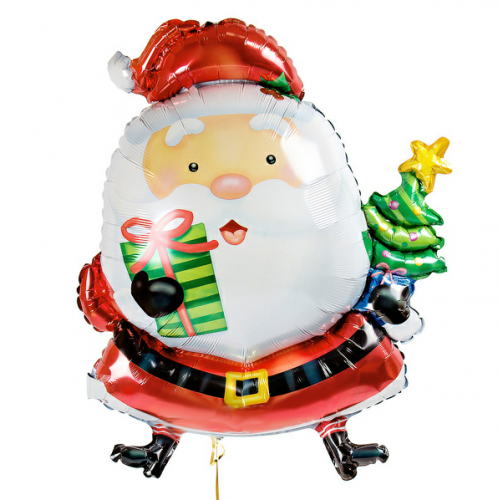 Фольгированная фигура Santa Claus фото в интернет-магазине Шарики 24 Фольгированная фигура Santa Claus фото в интернет-магазине Шарики 24