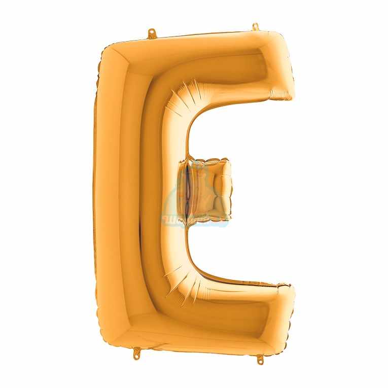 Фольгированная золотая буква А