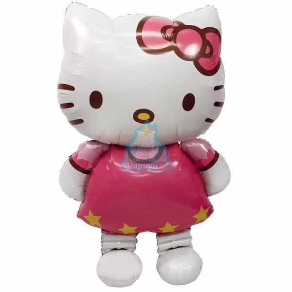 Ходячая фольгированная фигура Hello Kitty