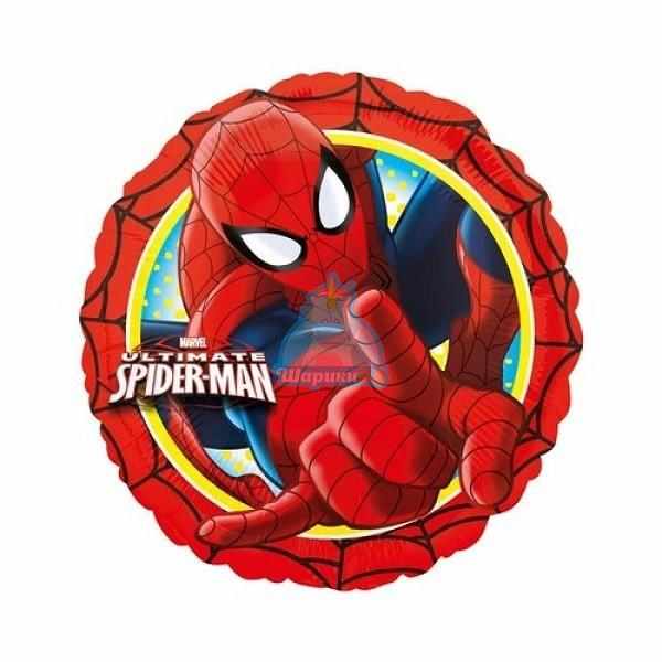 Фольгированный шарик Человек паук