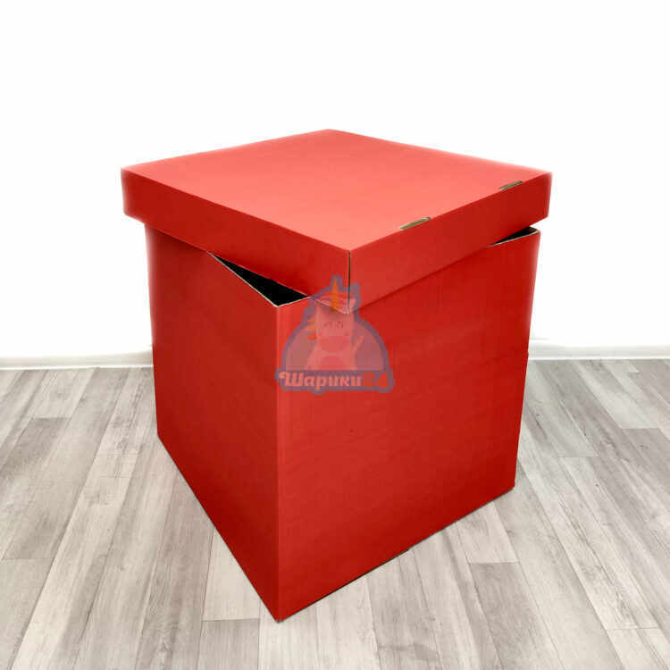 Красная коробка для шаров