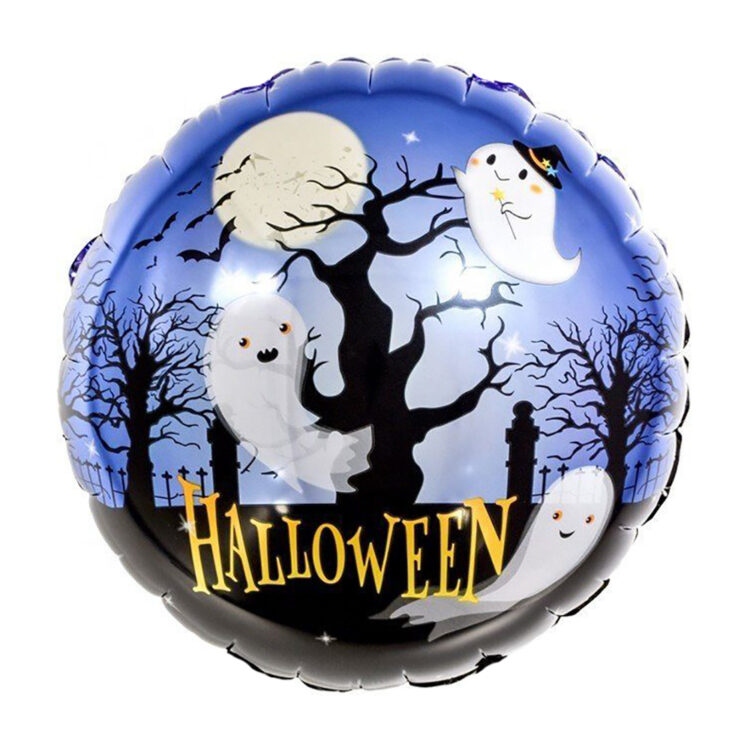 Фольгированный шар Ночь Хэллоуин