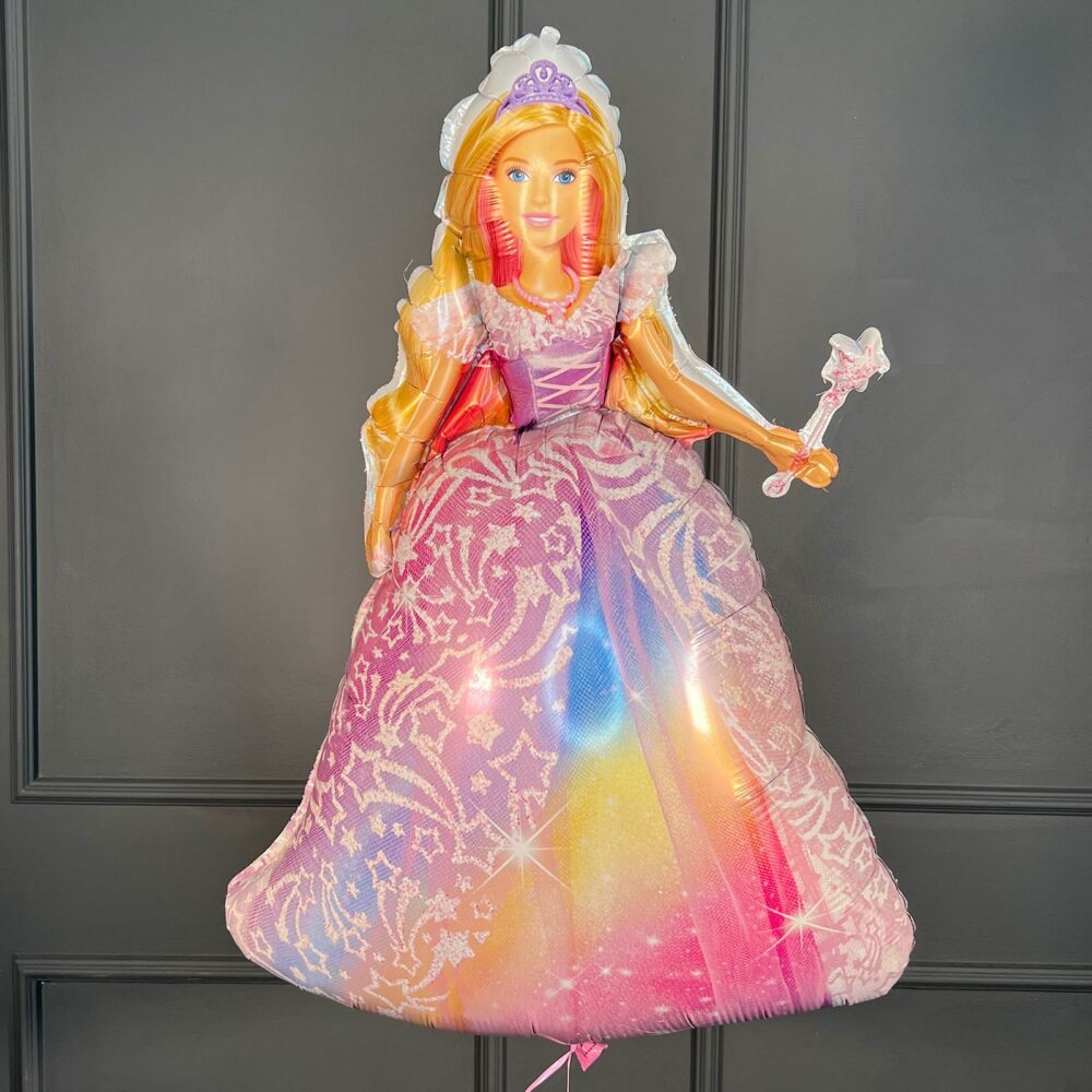 Фольгированная фигура Барби принцесса
